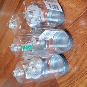 CHRISTMAS ORNAMENTS, DIY PLASTIC CLEAR ORNAMENTS, CRAFTS